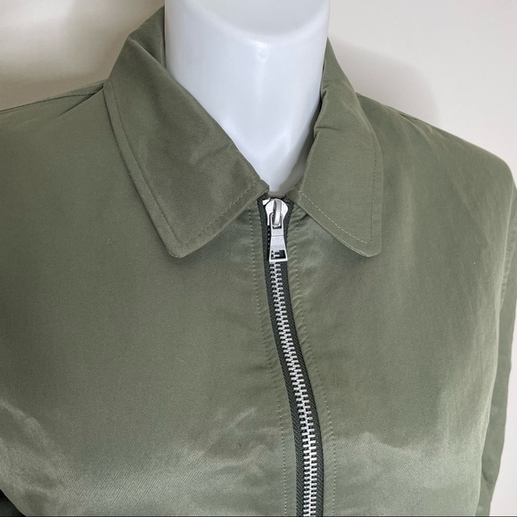 Asos Design oversized bomber jacket green large - Picture 2 of 7